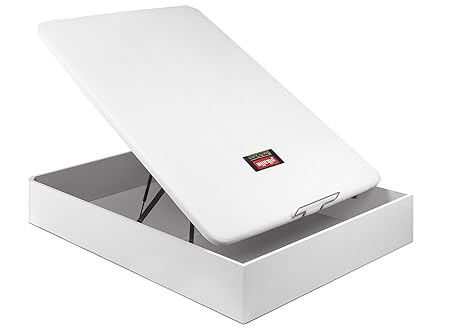 Canape Abatible Pikolin Naturbox Madera 3d 150x190 Blanco