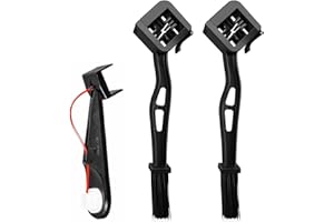 LEFFIS Motorcycle Chain Cleaning Kit with 2 Chain Brushes & 1 Chain Oiler – Chain Lube Tool for Street Bike, Dirt Bike & Motorsport Motorcycles