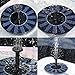 Solar Fountain Pump, Free Standing 1.4W Bird Bath Fountain Pump for Garden and Patio, Solar Panel Kit Water Pump