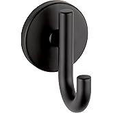 Delta Trinsic (1-Pack) Towel Hooks Matte Black Single Bathroom Hooks Wall Mounted for Robes & Towels Hand Towel Hook Holder K