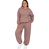SPXTREME Women 2 Piece Oversized Tracksuit Set Fall Fashion Clothes Lounge Outfits Hoodie Airport Travel Pants Sweatsuit