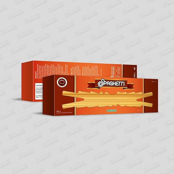 LE SSERAFIM - 1st Single Album 'SPAGHETTI'[CHEEKY NEON PEPPER ver