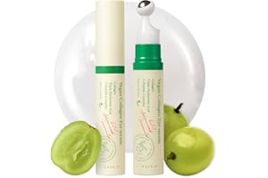 AXIS-Y Vegan Collagen Eye Serum - K Beauty Triple Hyaluronic Acid & Peptide Collagen Serum Improve Skin Elasticity, Reduce Fine Lines & Dark Circles - Vegan Korean Skin Care Eye Cream - 0.33 fl. oz.