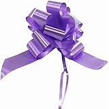 Fiocchi Coccarde Blu Per Matrimoni - 50 Pezzi Automontanti, Nastro 3 Cm, Diametro 13 Cm - Foto 5