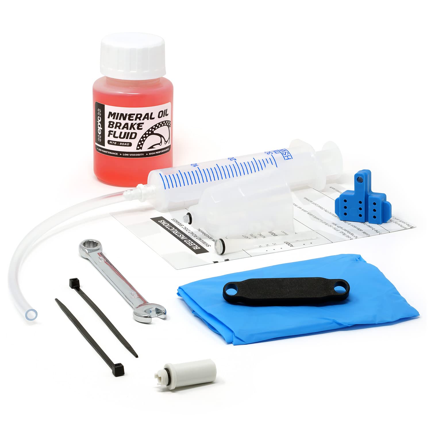 epic Bleed Kit for Shimano Road Disc Brakes & Mineral Oil | Compatible with 105/DURA-ACE/GRX/Ultegra/Tiagra
