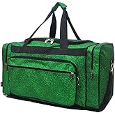 NGIL Canvas 23" inch Duffle Bag (Green Glitter-Green)