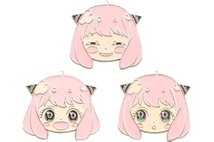 SONGCHANGJEWELRY Anime Anya Forger Pins - loid S Family Cosplay Enamel Brooch - Backpack Costume Gift for Women Men Fans