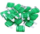 18Pcs 30A Maxi Fuses, 30AMP 32V Automotive Blade
