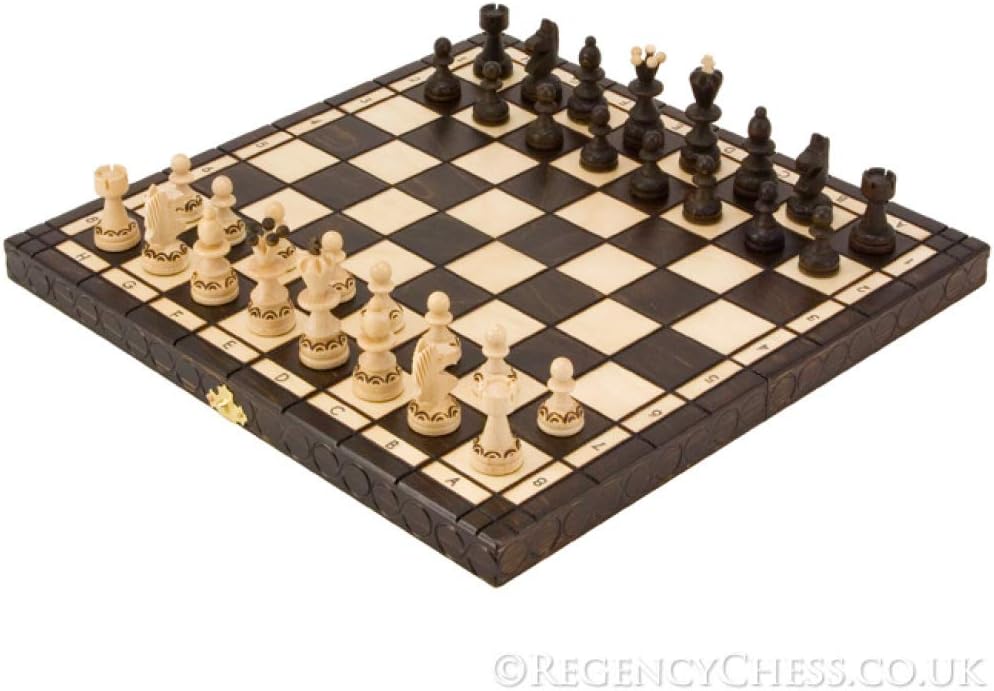 13 Inch Pearl Folding Chess Set