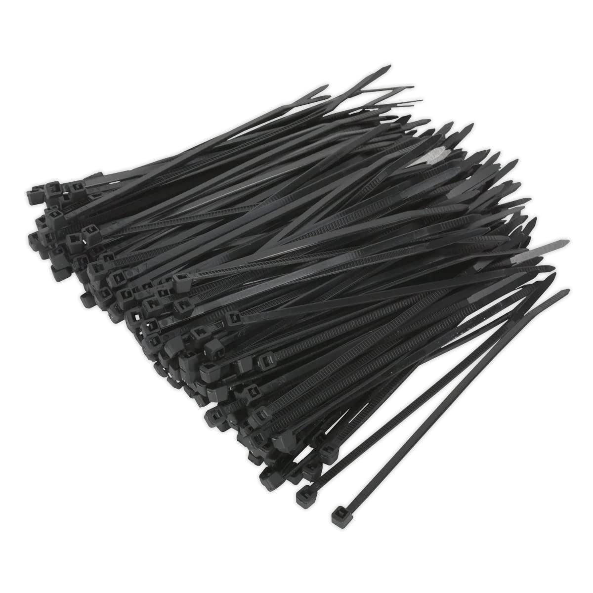 Sealey CT10025P200 Cable Tie 100 x 2.5mm Black Pack of 200