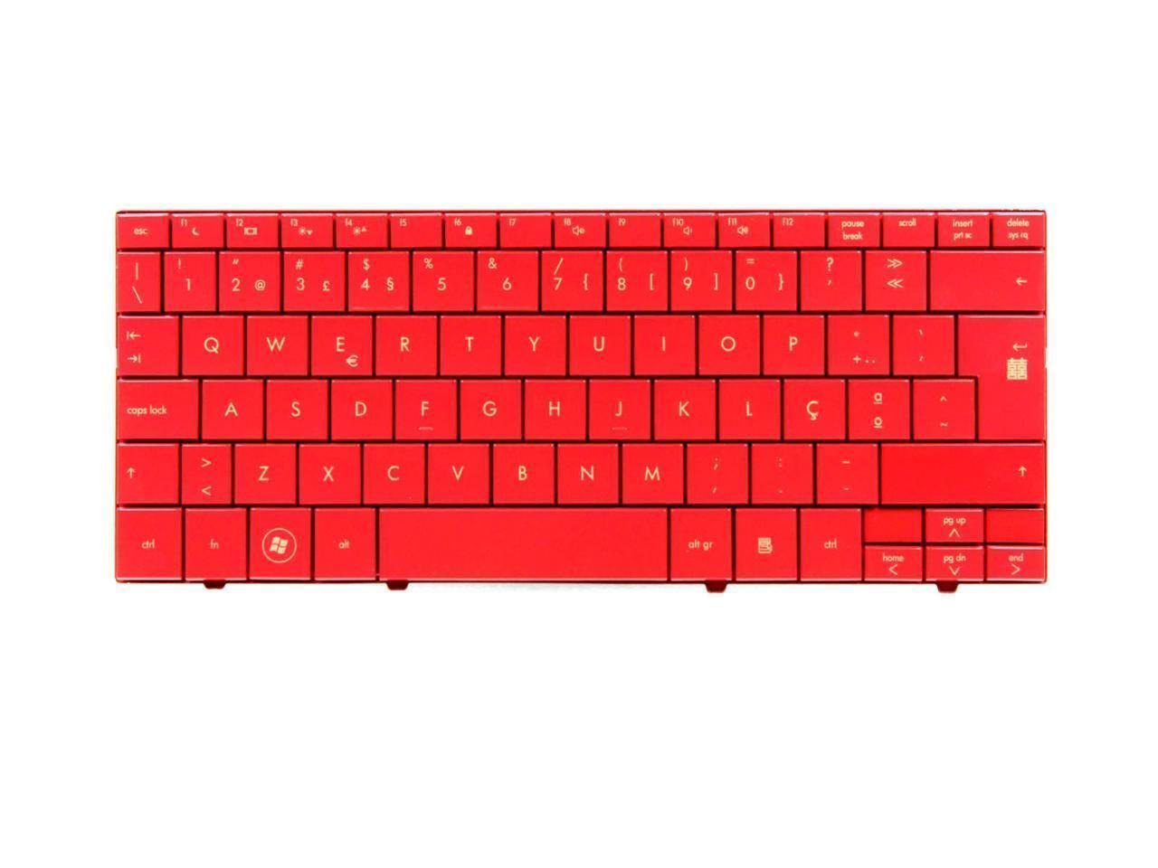 Amazon.com: HP Mini 1000 Red 84 keys QWERTY Slim Laptop Keyboard  508800-131: Computers & Accessories