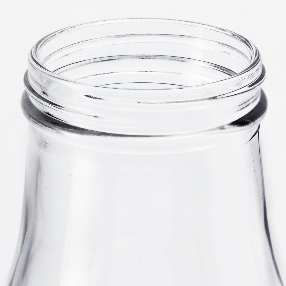 6Ounce Glass Syrup Dispenser, Retro Style Bulb Jar Syrup Dispenser