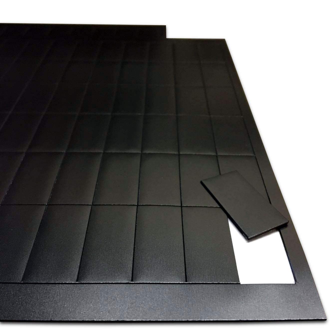 TMS Self Adhesive Magnets for Crafts (1.5mm thick, 30x15mm [54 in pack])