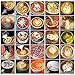 16pcs Latte Stencils Creative Nice Coffee Barista Stencils Template Strew Pad Duster Spray Art (Random Style)
