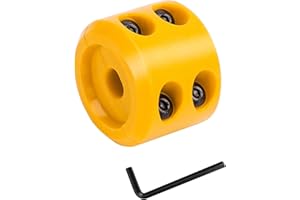 Y YOU DA SAFE & SOUND Winch Cable Hook Stopper, Silicone Rubber Stopper Protects Synthetic Winch Rope, Towing Hook, Cable Line for ATV UTV, Yellow