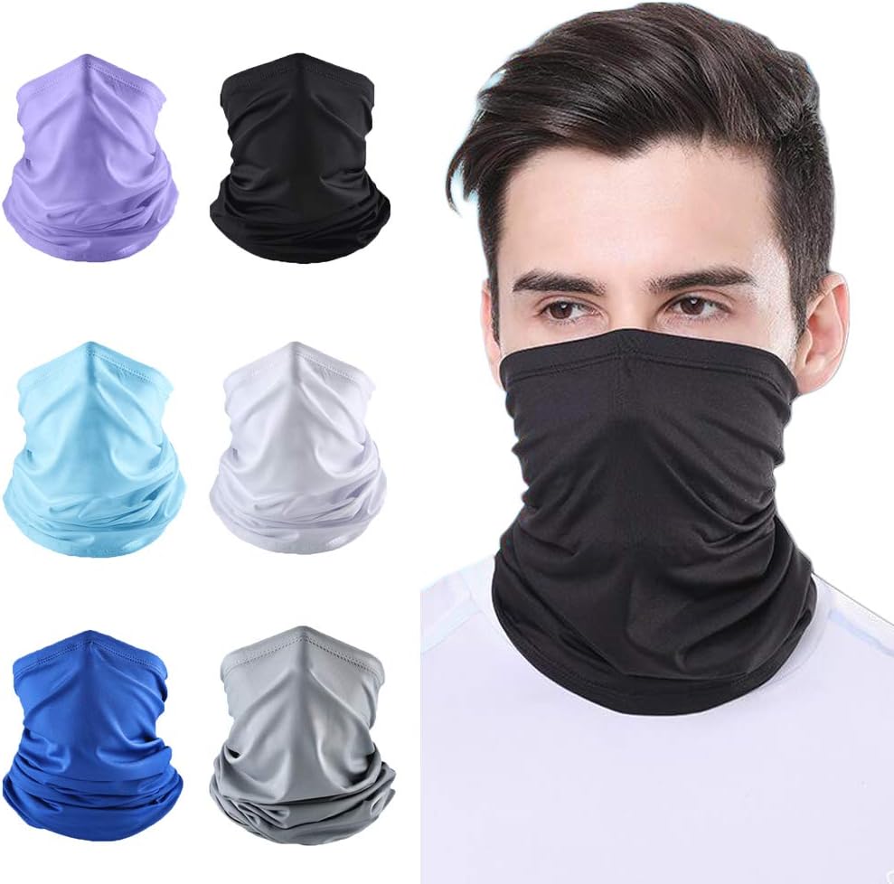 Bandana Face Mask Dust Sun Protection Cooling Neck Gaiter Scarf Balaclava Headwear for Men Women Sport Outdoor