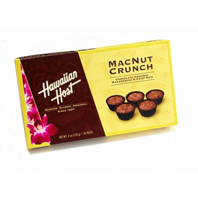 Hawaiian Host Value Pack Macadamia Nuts MacNut Crunch 6