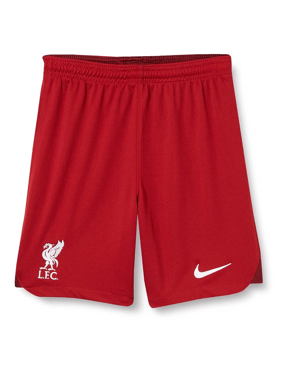 Liverpool F.C. Unisex 2022/23 Season Official Home Shorts, Tough Red/Team Red/White, XS UK