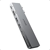 Anker USB C Hub for MacBook, 7-in-2 with 4K HDMI, Compatible with Thunderbolt 4, 1 Type C and 2 USB A Data Ports for MacBookP