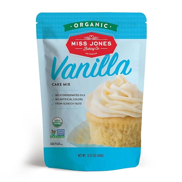 MISS JONES BAKING ORGANIC YELLOW CAKE AND CUPCAKE...