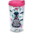 Tervis Disney - Mary Poppins Returns Insulated Tumbler with Wrap and Fuschia Lid, 16 oz, Clear