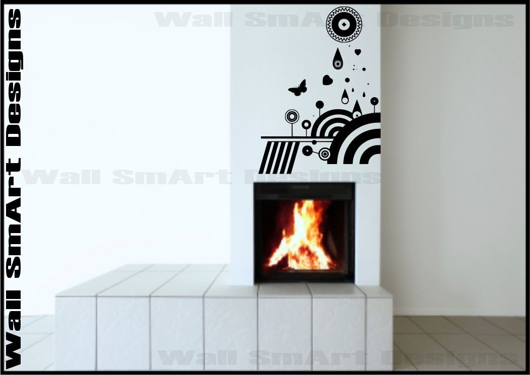 Abstract Element Wall Sticker Bedroom Lounge Kitchen Art Decal Mural