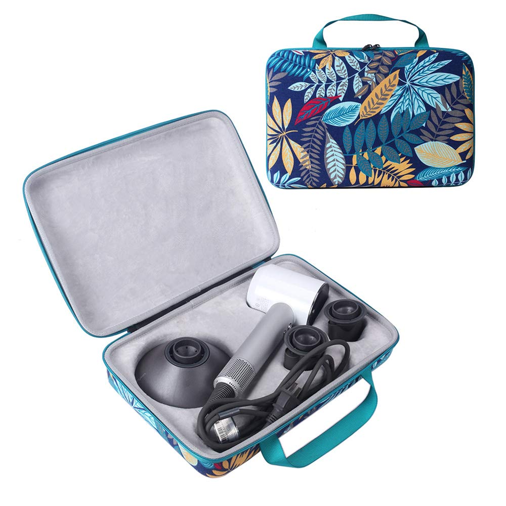 HIJIAO Colorful Hard Traveling Case for Dyson Supersonic Hair Dryer(Camouflae)