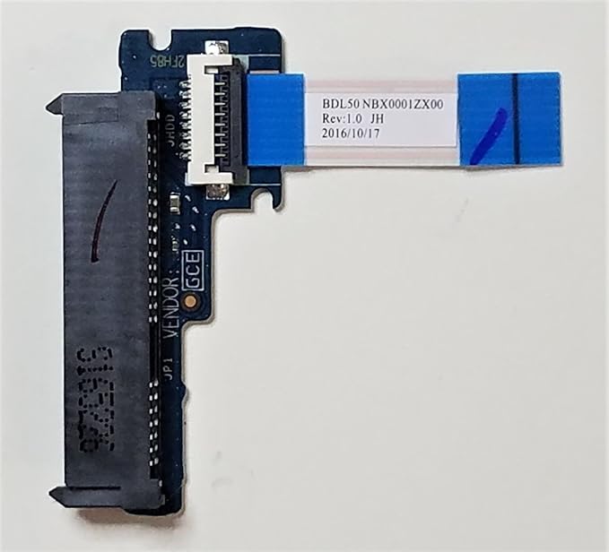 New Laptop SATA Hard Drive Connector Adapter with Cable Replacement for HP 15-AY100CY 15-AY101CY 15-AY102CY 15-AY103CY 15-AY103DX 15-AY104CY 15-AY105CY 15-AY106CY 15-AY107CL 15-AY107CY 15-AY108CY