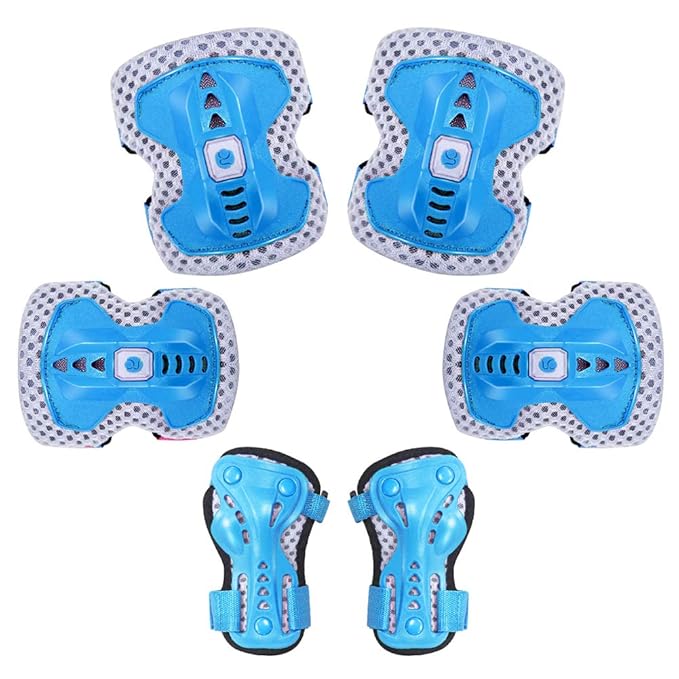 Kids Protective Gear Set Kids Youth Knee Pads Elbow Pads with Wrist