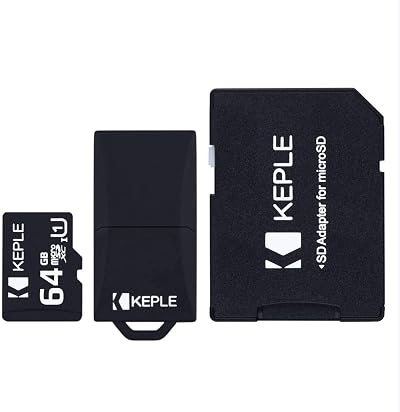 Keple 64GB MicroSD Card for Lenovo Acer Huawei Tablets | USB Reader SD Adapter