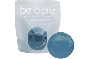 Naisture Be Bare Jelly Ball Cleanser, Daily Face Wash Korean Skin Care Cleanser Ball for Dry Skin with Squalane & Hyaluronic Acid for Skin Hydration and Moisturizing - Fresh Aqua (1.41oz)