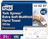 Tork Xpress Multifold Hand Towel White Extra Soft 21 Packs 100 each