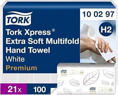 Tork Xpress Multifold Hand Towel White Extra Soft 21 Packs 100 each