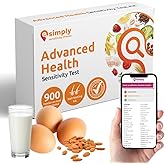 Simply Sensitivity Checks 900+ Items Food Sensitivity Test Kit for Adults – Foods & Non-Foods, Including Lactose, Gluten, Vitamins, Minerals, Gut Health & More – at-Home Food Intolerance Test Kit