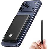 Aioneus Magnetic Portable Charger, 5000mAh for Magsafe Battery Pack 0.35'' Ultra Slim Wireless Power Bank with 20W PD USB C Fast Charging for iPhone 17/16/15/14/13/12 Series