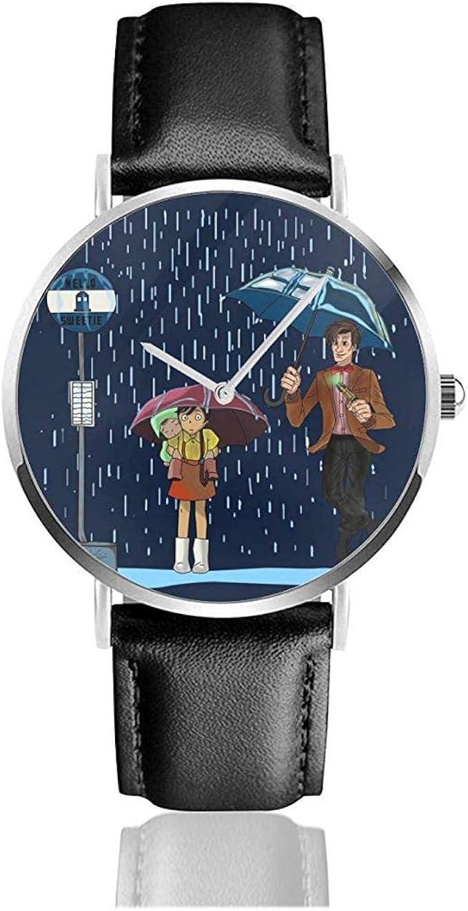 Unisex Business Casual Neighbour The Doctor Watches Quartz Leather