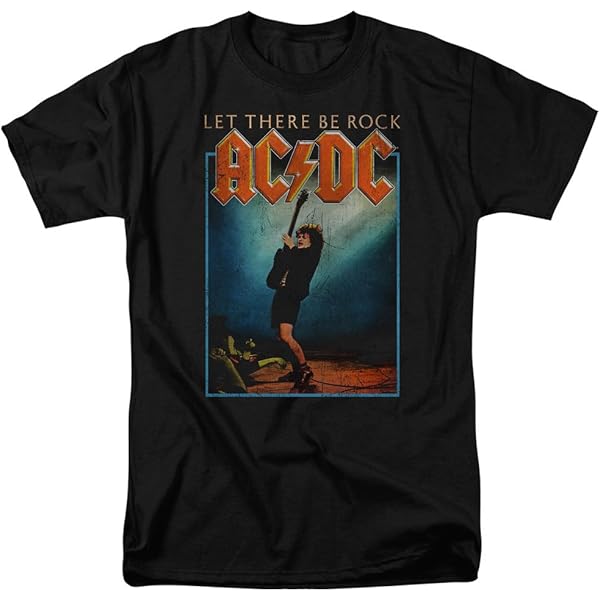 Amazon.com: PopFunk Classic AC/DC Let There Be Rock, Black