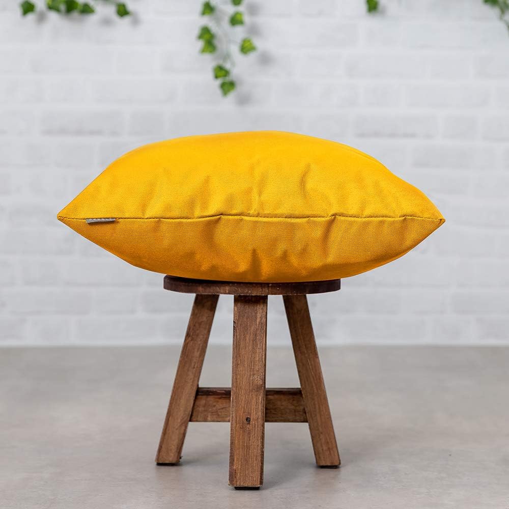Bean Bag Bazaar Outdoor Cushion 43cm Pink Fibre Filled Modern Water Resistant Scatter Cushions For Garden Chair Or Patio Furniture Bench Sofa Decorative Pillows