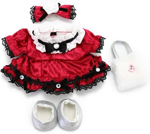 Amazon マザーガーデン Mother Garden うさももドール プチ 着せ替え服 ベロアコーデセット ｓサイズ用 お人形遊び きせかえ ドール 着せ替え服 ドレス アクセサリー おもちゃ