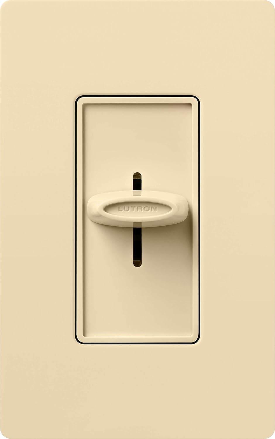 Lutron SFSQ-F-LA Skylark 1.5-Amp Single Pole Slide-To-Off 3-Speed Fan Control, Light Almond - Ceiling Fan Wall Controls - 