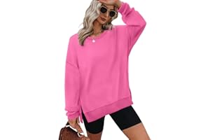 XIEERDUO Womens Oversized Sweatshirts Pullover Casual Crewneck Long Sleeve Tops Comfy