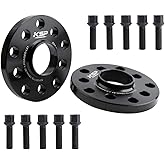 KSP 15mm 5x100 Wheel Spacers with M14x1.5 Lug Bolts Compatible with Audi A3 A4 A6 A8 S4 S6 S8 TT, 2pcs 5x112 to 5x112 Hubcentric Spacer fit Golf Jetta Beetle Passat EOS Sedan Racing Car