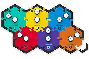 FluentPet Edge Pieces (Set of 32) - for Hextiles That Hold Cat & Dog Buttons for Communication - Edge Pieces Protect Talking Buttons for Dogs Hextiles from Dirt Build-Up & Damage