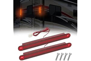 Alpha Rider 2PCS For Winnebago Navion View Tour RV Camper 12" ATC LED Stop Brake Light Replaces 151076-01-000,Water Resistant