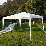 10'x10'Outdoor Canopy Party Wedding Tent Garden Gazebo Pavilion Cater Events WHITE