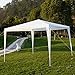 10'x10'Outdoor Canopy Party Wedding Tent Garden Gazebo Pavilion Cater Events (White)