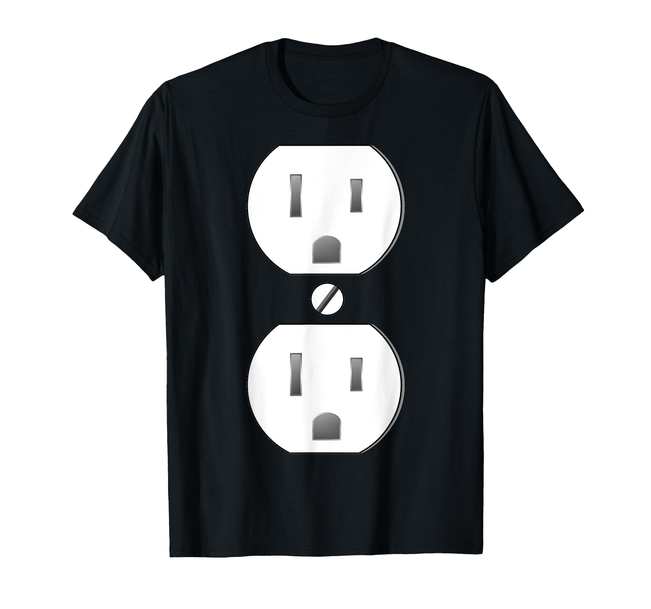 Electrical Outlet Socket Easy Costume T-Shirt