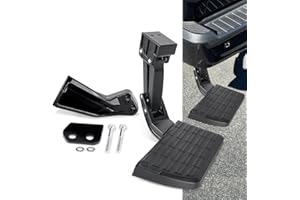 Aurorasters Rear Bed Step Retractable Bed Step Bumper Step for 2012-2023 Toyota Tacoma Accessories,Replaces PT392-35100(2012-2023 Tacoma)