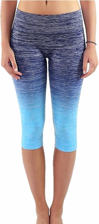 ombre capri leggings