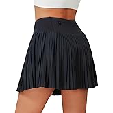 ANIVIVO Women's Pleated Tennis Skirts High Waisted Golf Skorts for Woman with Pocket Workout Athletic Skorts Skirt with Short